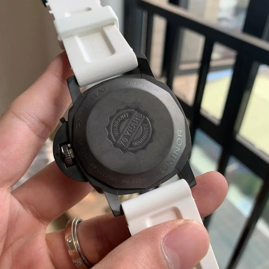 rubber Panerai Luminor Marina White Dial - Hình 9