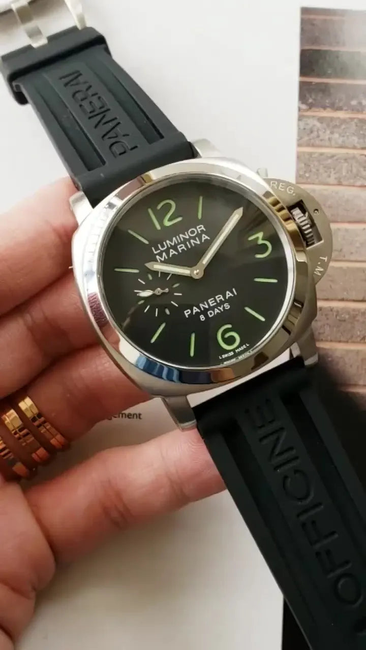Panerai Luminor Marina Steel Black Rubber