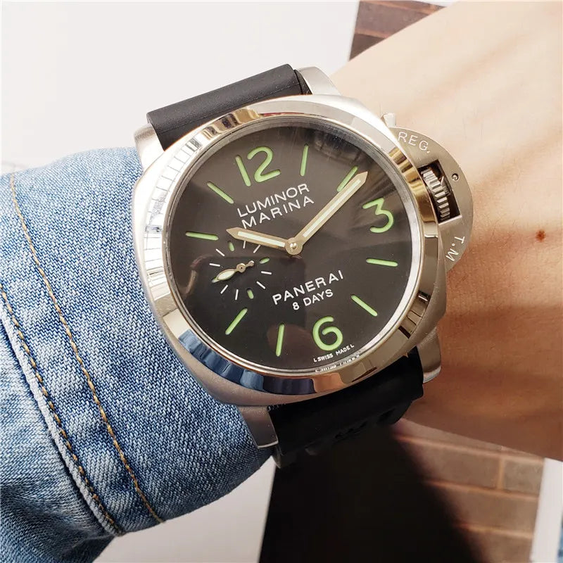 Panerai Luminor Marina Steel Black Rubber - Hình 7