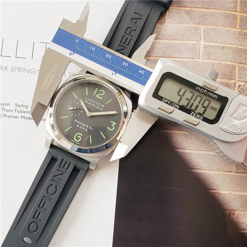 Panerai Luminor Marina Steel Black Rubber - Hình 6