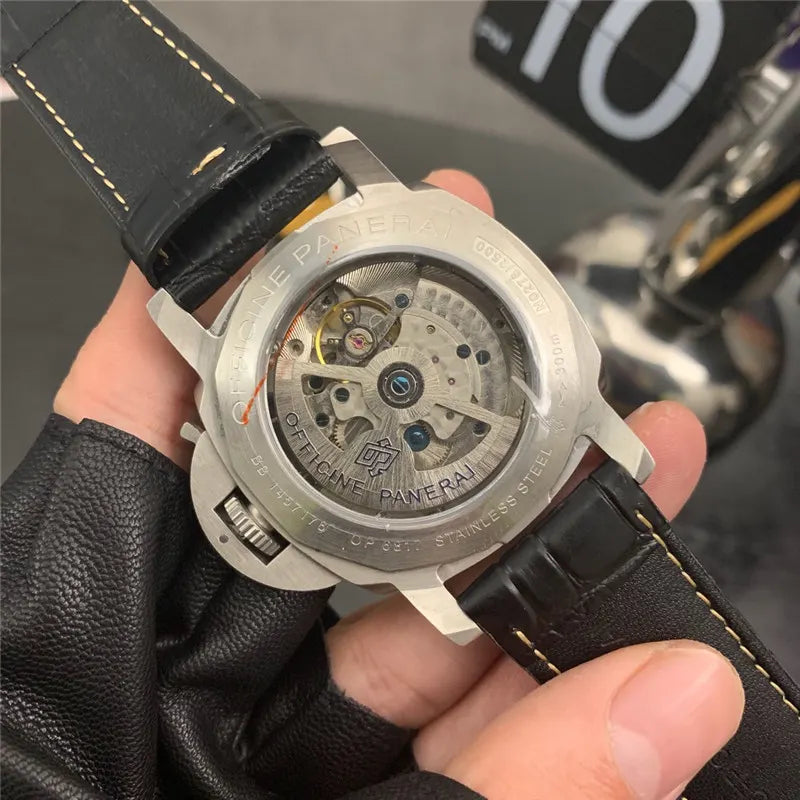Panerai Luminor GMT Black Dial leather - Hình 3