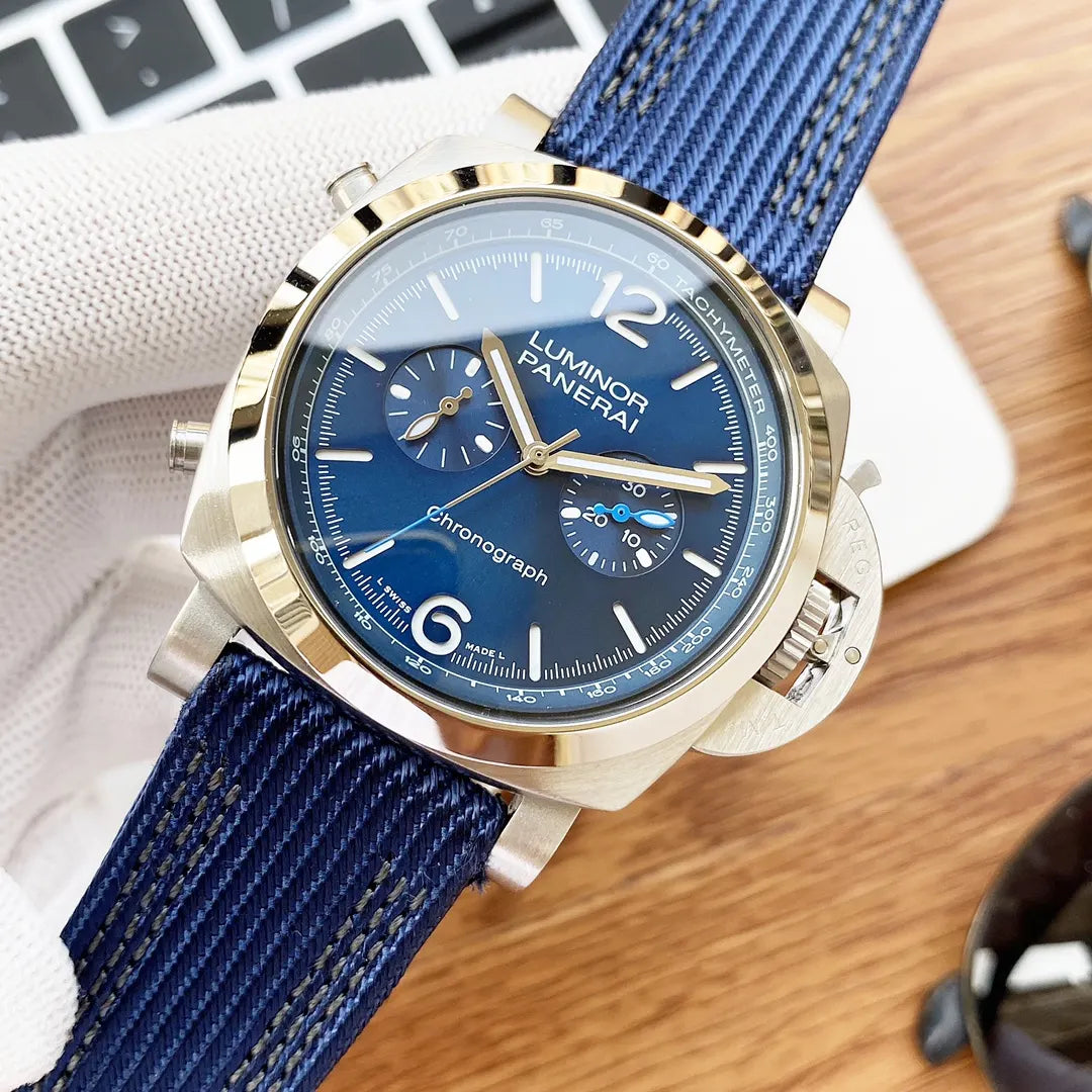 Panerai Luminor Chronograph Blue - Hình 5