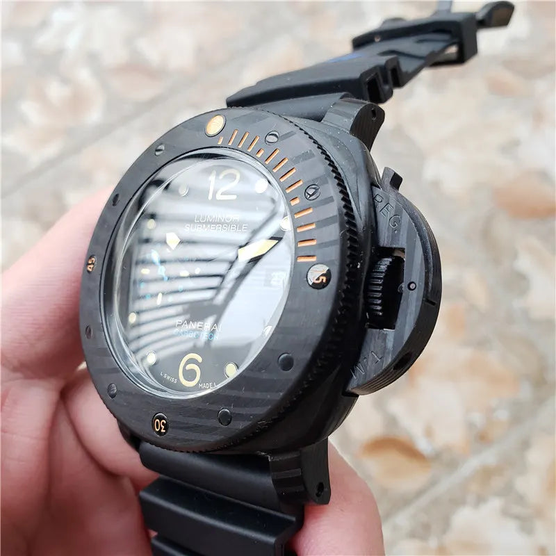 Panerai Luminor Carbotech Black Rubber - Hình 4