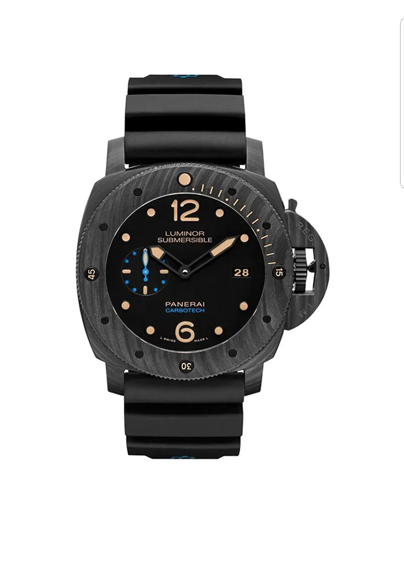 Panerai Luminor Carbotech Black Rubber - Hình 8