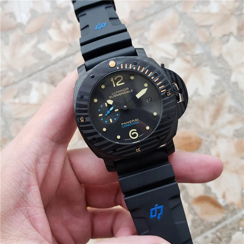 Panerai Luminor Carbotech Black Rubber - Hình 7