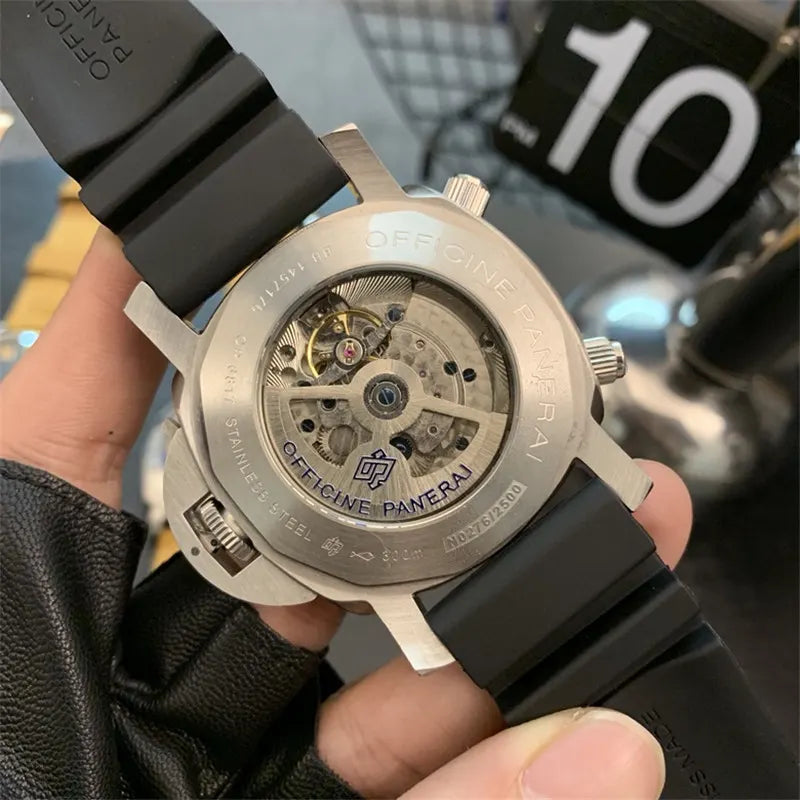Panerai Black Rubber Flyback Chronograph - Hình 5