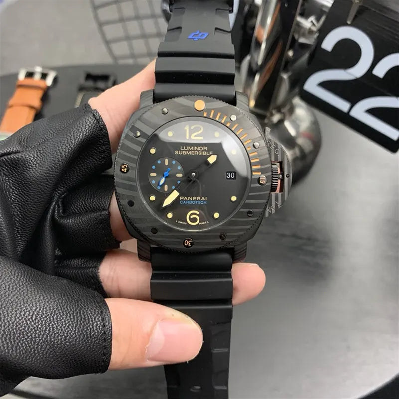 Panerai Carbotech Black Rubber luminor
