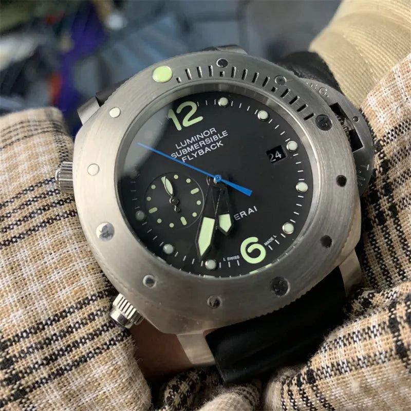 Panerai Submersible Flyback Steel