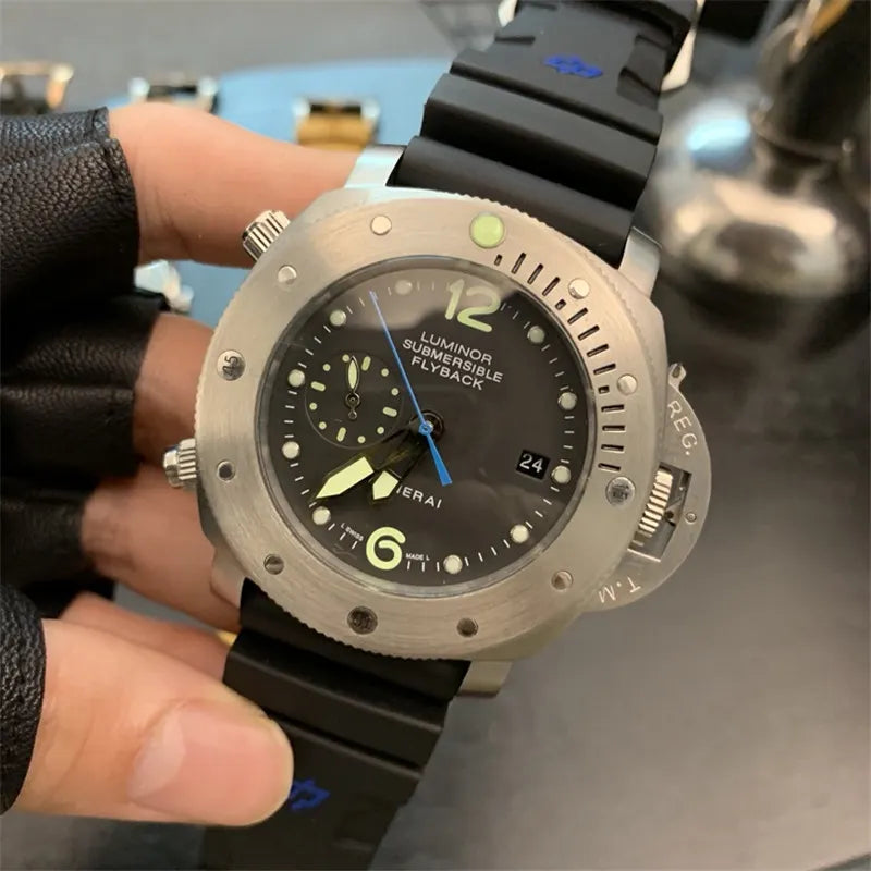 Panerai Submersible Flyback Steel - Hình 7