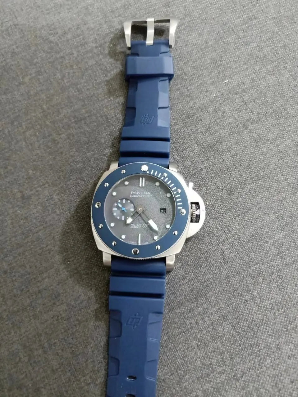 Panerai Submersible Blue Rubber
