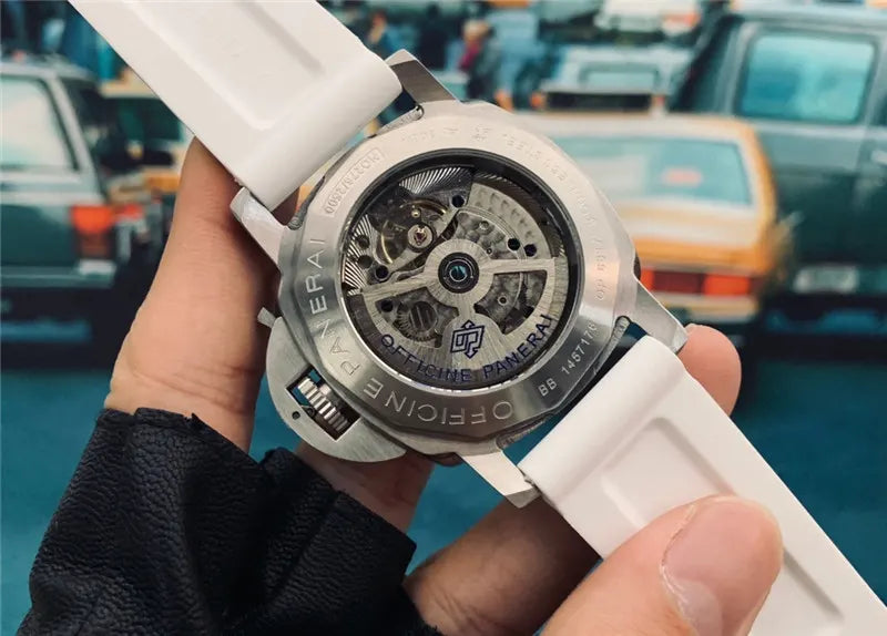 Panerai White Rubber Strap - Hình 6