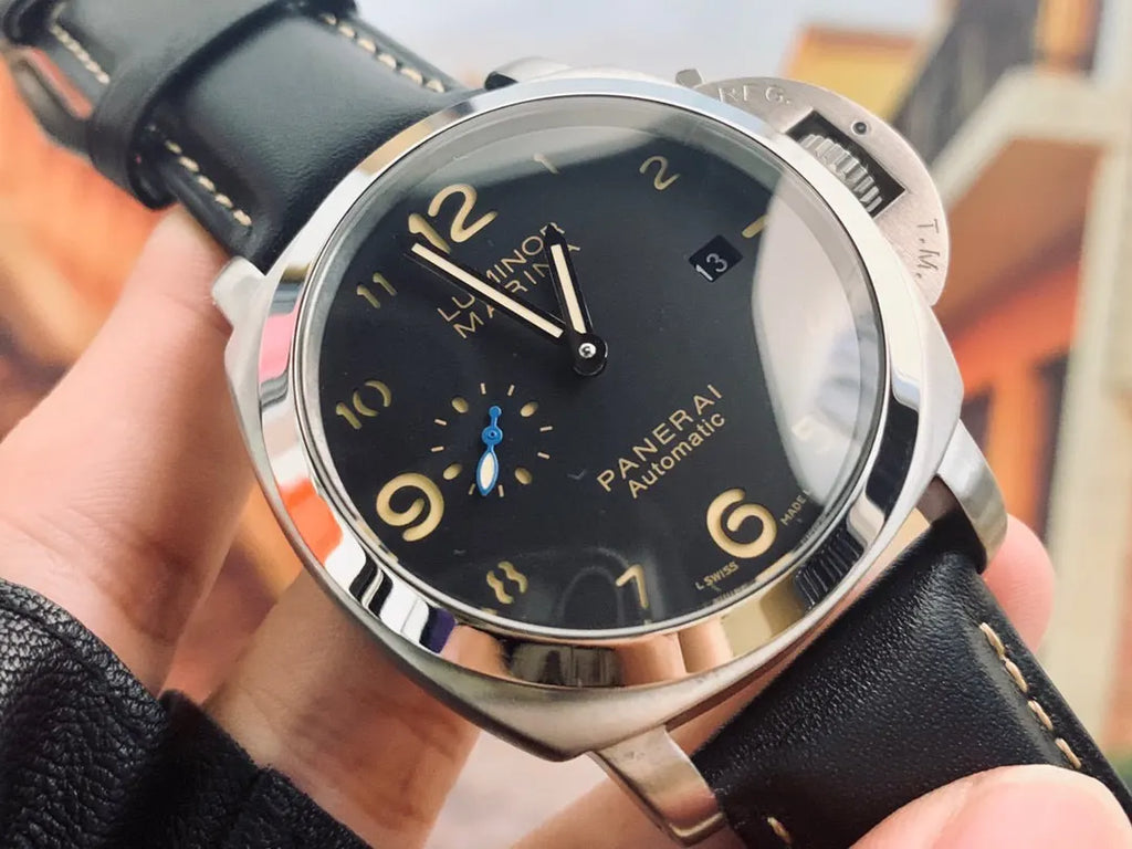 Panerai Luminor Marina Black Dial - Hình 4
