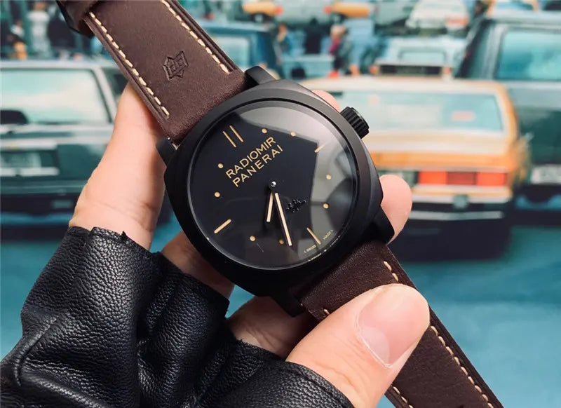Panerai Black Seal Brown Leather - Hình 2
