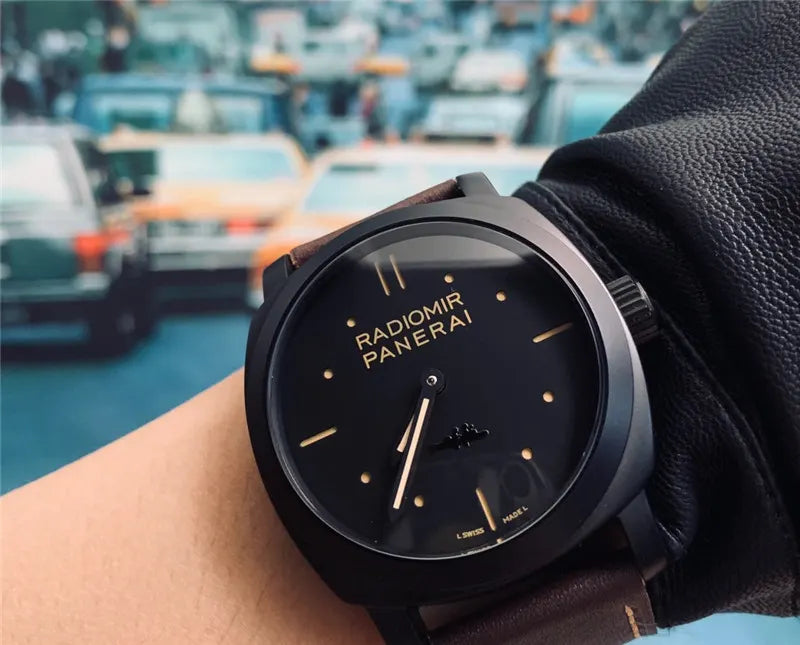 Panerai Black Seal Brown Leather - Hình 6