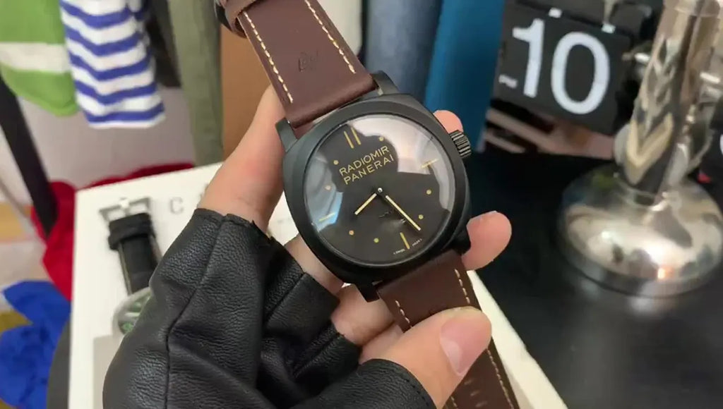 Panerai Black Seal Brown Leather