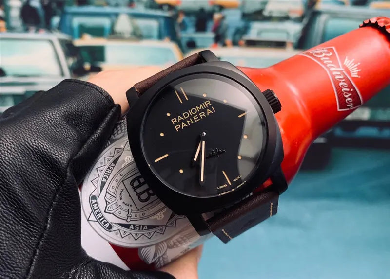 Panerai Black Seal Brown Leather - Hình 5