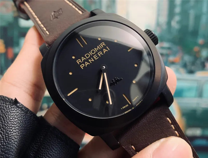 Panerai Black Seal Brown Leather - Hình 4