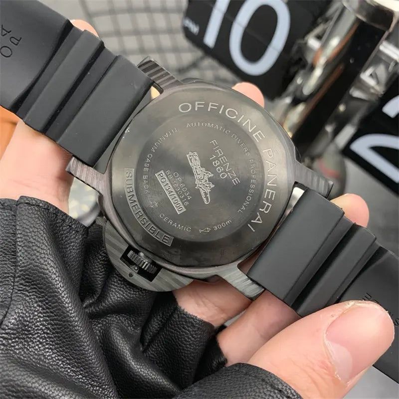 Panerai Carbotech Black Rubber - Hình 5
