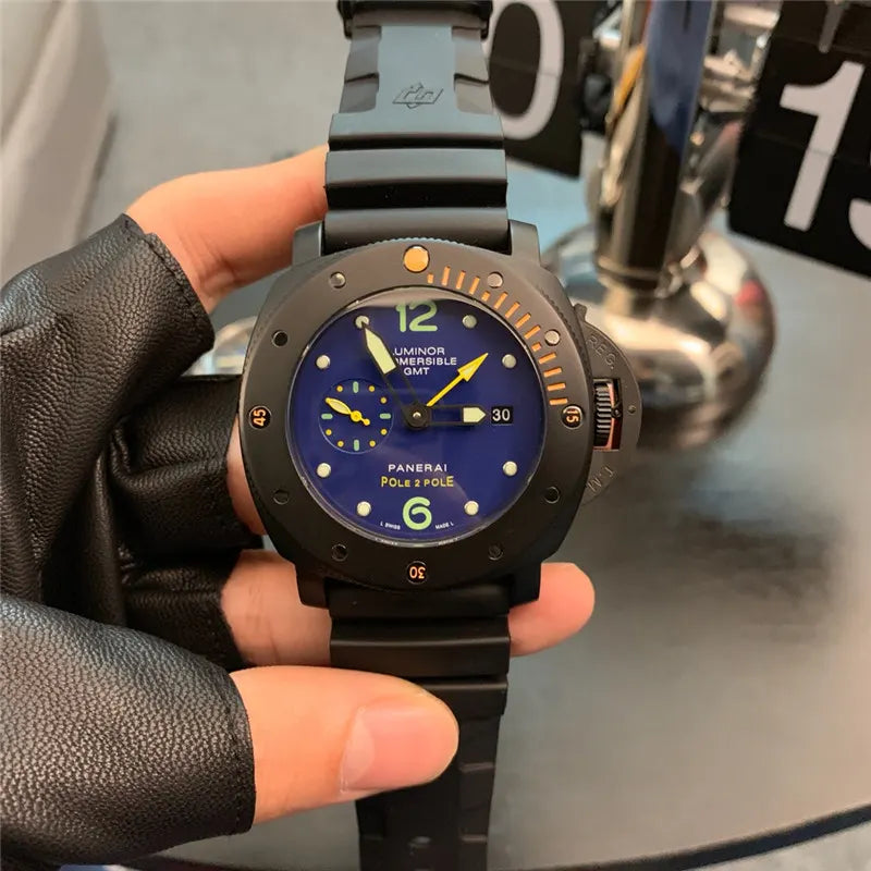 Panerai Luminor Submersible GMT Blue Dial - Hình 9