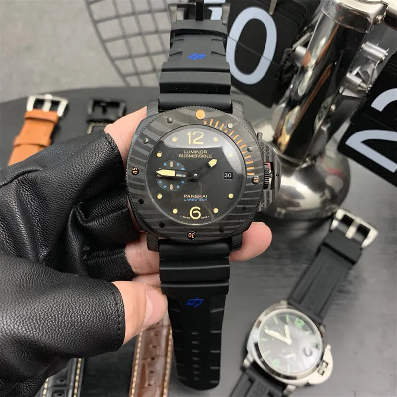 Panerai Carbotech Black Rubber