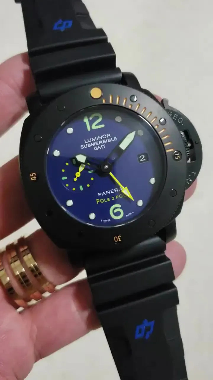 Panerai Luminor Submersible GMT Blue Dial