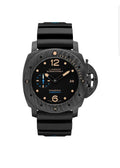 luminor Panerai Carbotech Black Rubber