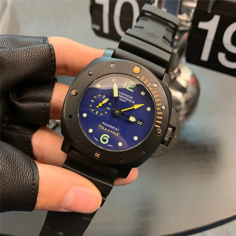 Panerai Luminor Submersible GMT Blue Dial - Hình 7