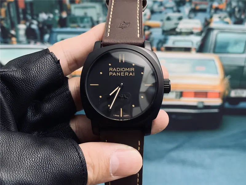 Panerai Black Seal Brown Leather