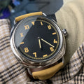 Vintage Style Black Dial Watch