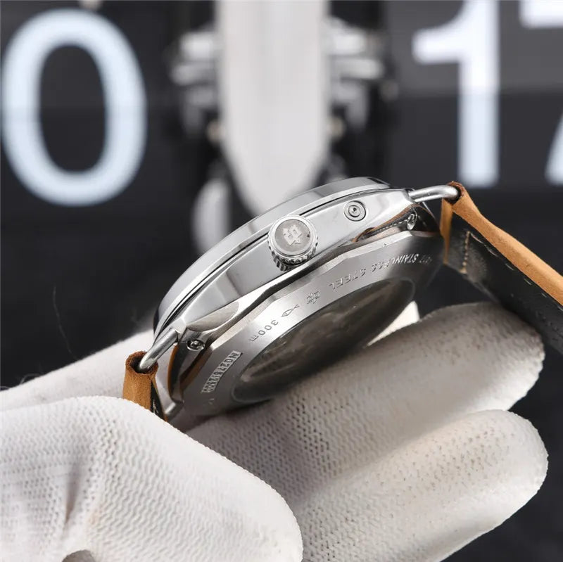 Vintage Style Black Watch - Hình 5