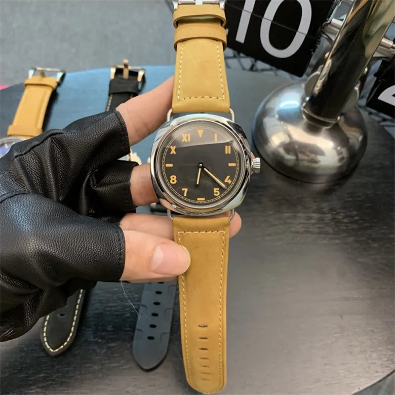 black Vintage Style Watch - Hình 3