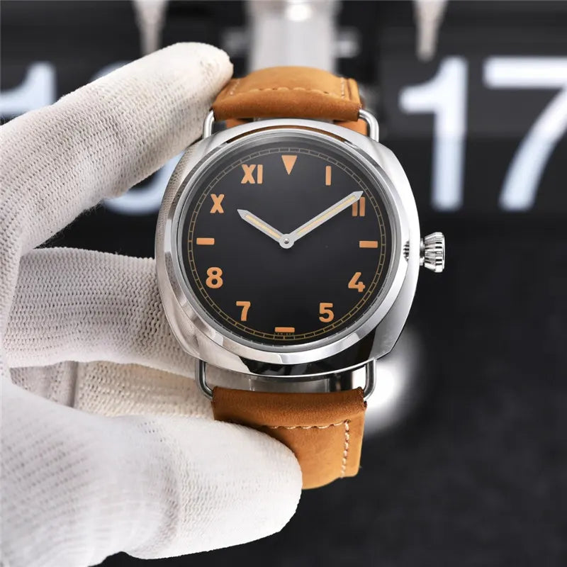 Vintage Style Black Watch