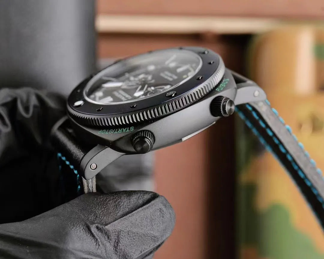 Panerai Black Rubber Dive Watch - Hình 3