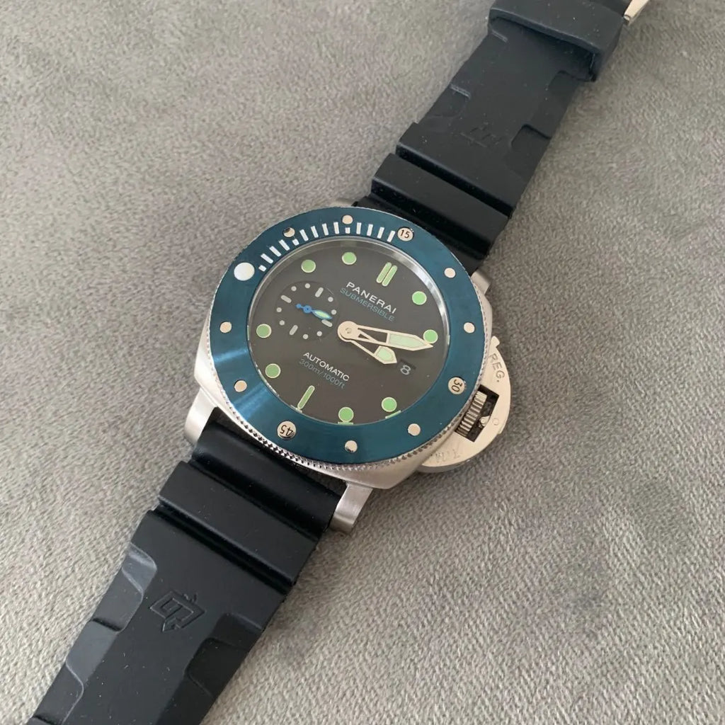 Panerai Submersible Blue Bezel - Hình 3