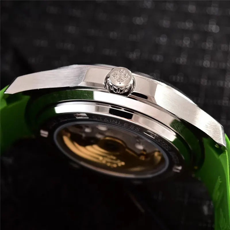 rubber Patek Philippe Green Dial - Hình 2