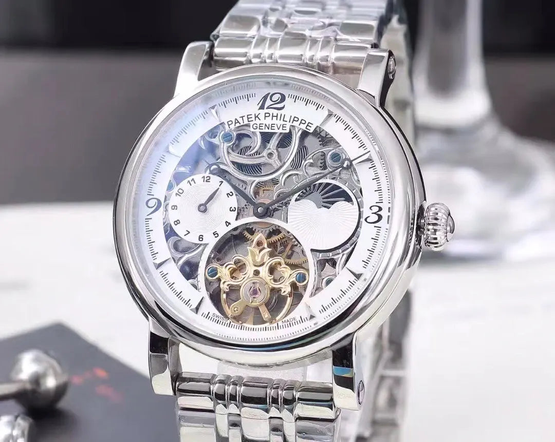 Patek Philippe Silver Skeleton