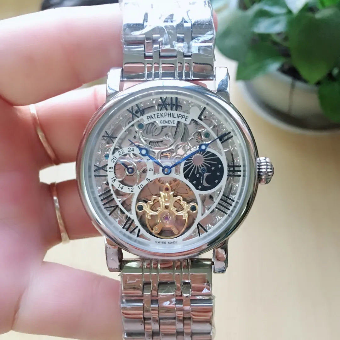 Patek Philippe Skeleton – Steel Automatic Watch