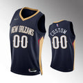 custom Nike Pelicans Navy Jersey