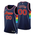 Sixers Navy Custom Jersey