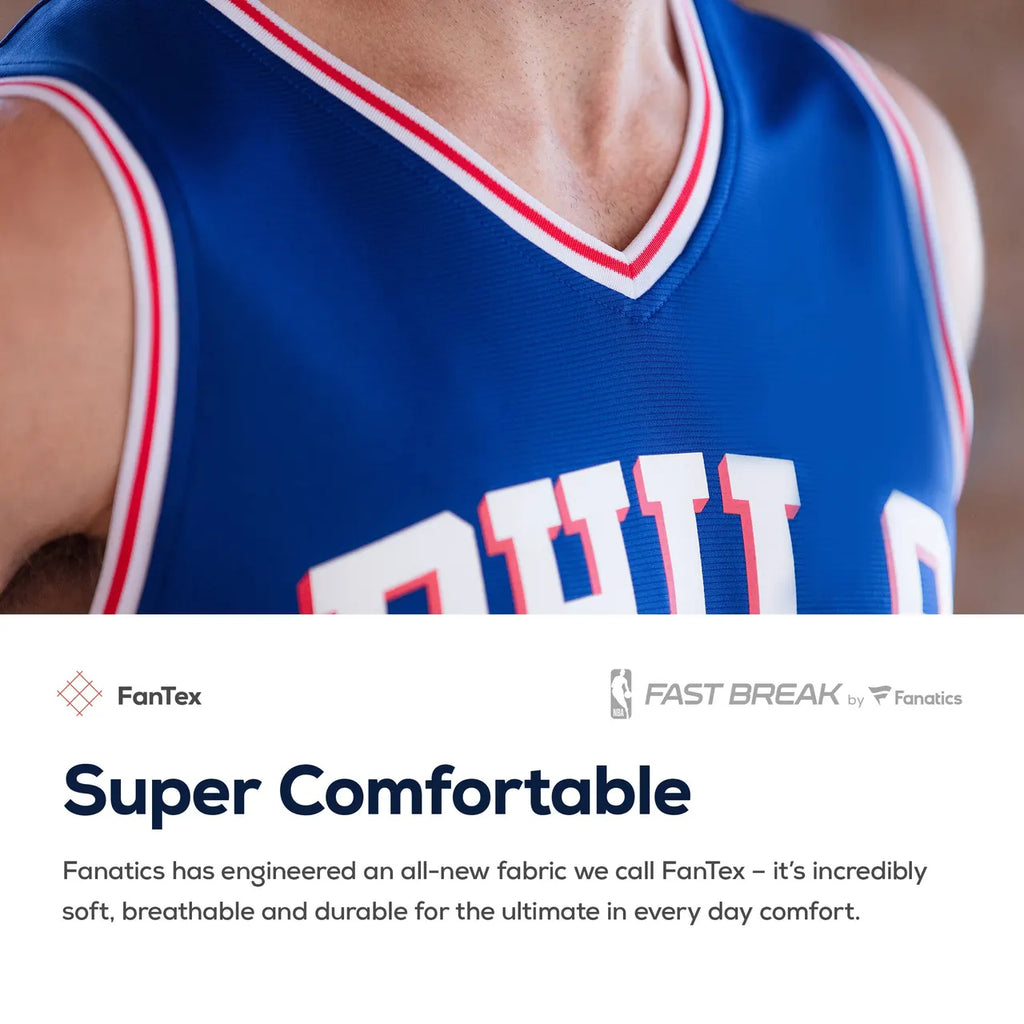 fanatics 76ers White Custom Jersey - Hình 6