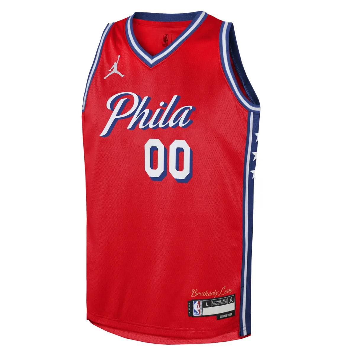 76ers Red Custom Jersey - Hình 2