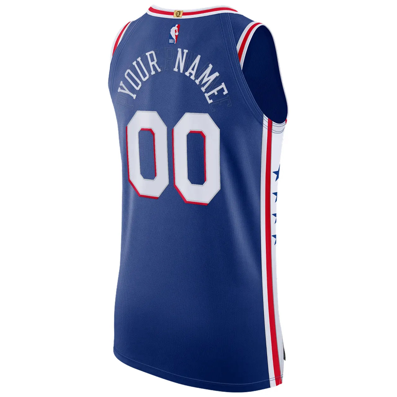 76ers Royal Blue Jersey - Hình 3