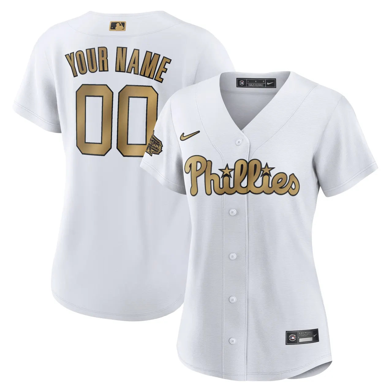 Phillies White Gold Jersey