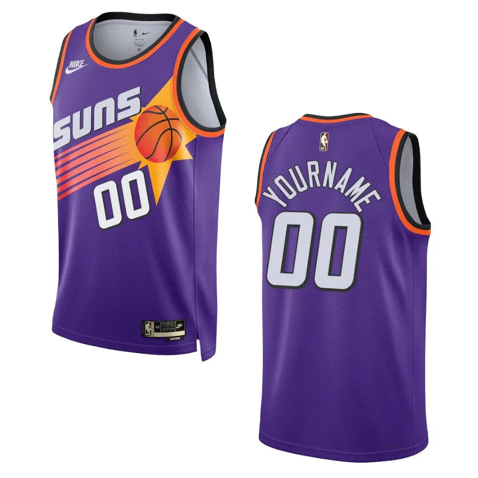 Suns Purple Custom Jersey nike