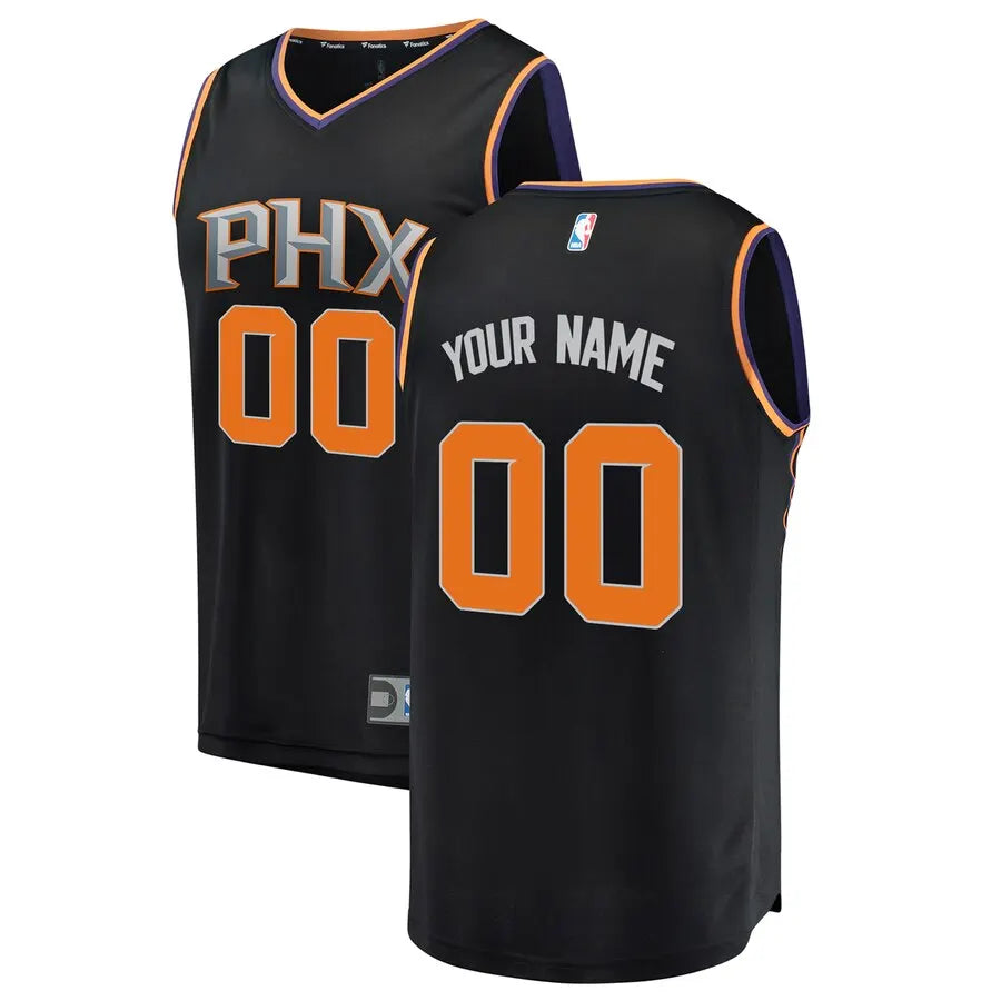 Suns Black Custom Jersey