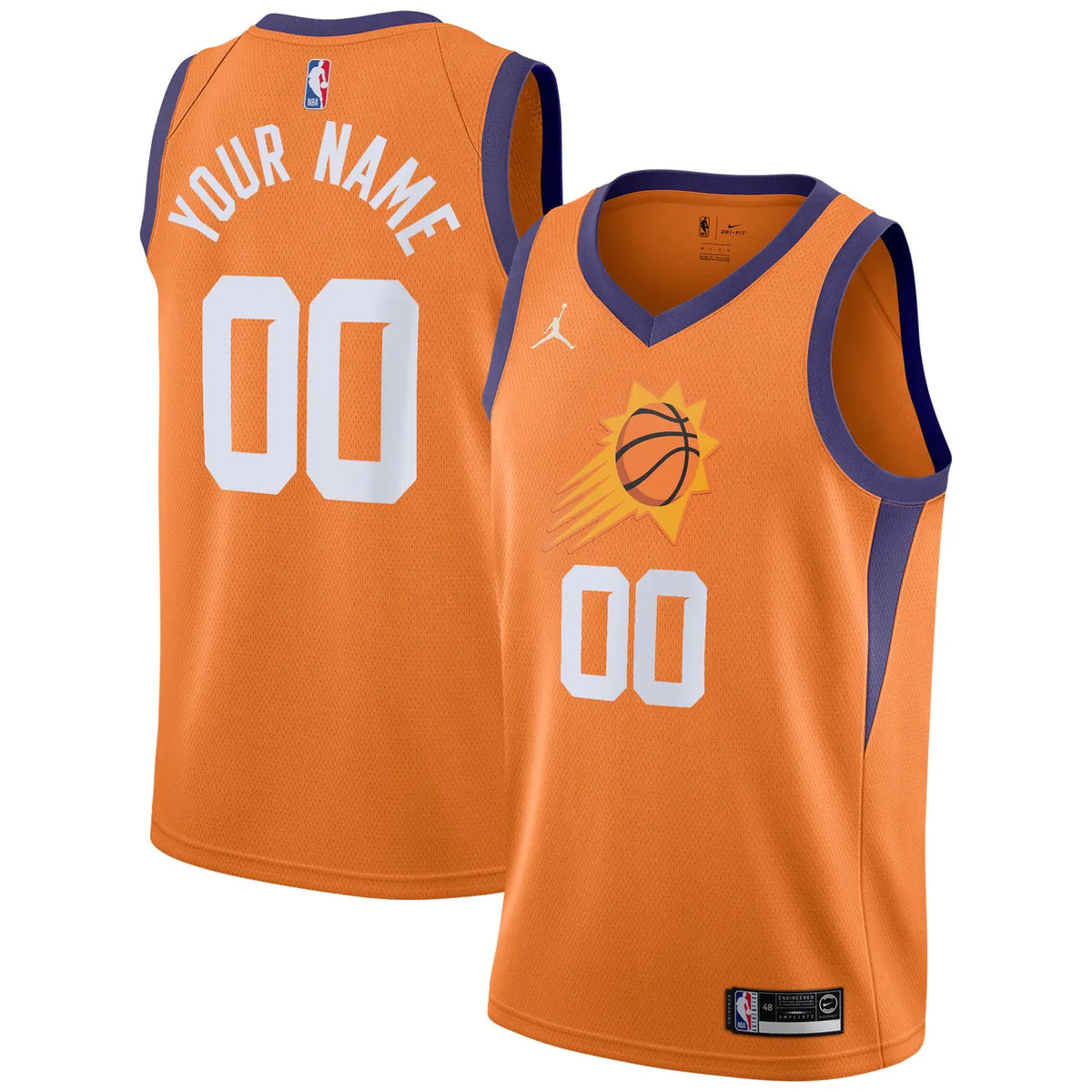 Suns Custom Orange Jersey