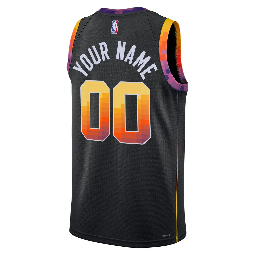 Jordan PHX Suns Black Jersey - Hình 3