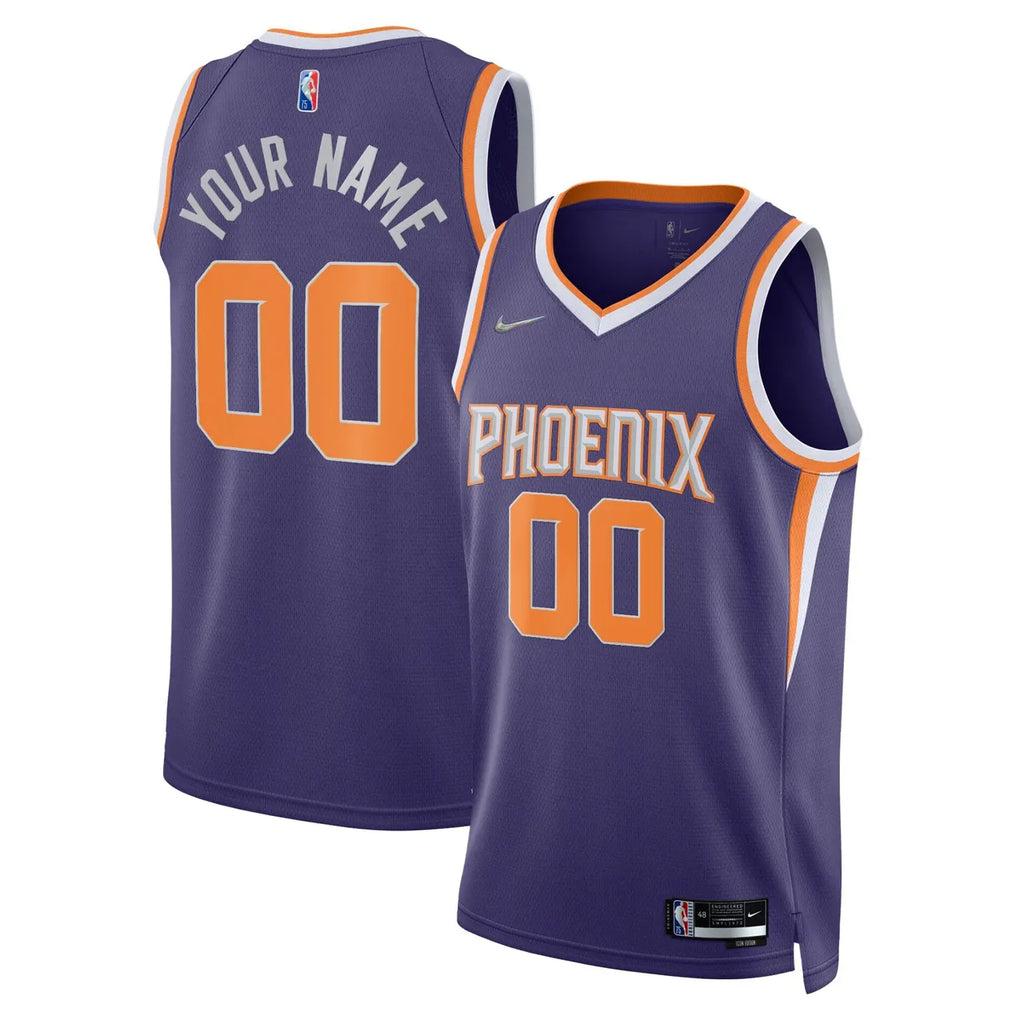 custom icon Nike Suns Purple Jersey