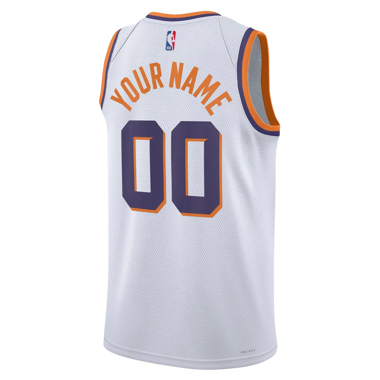 Nike Suns Custom White Jersey - Hình 3