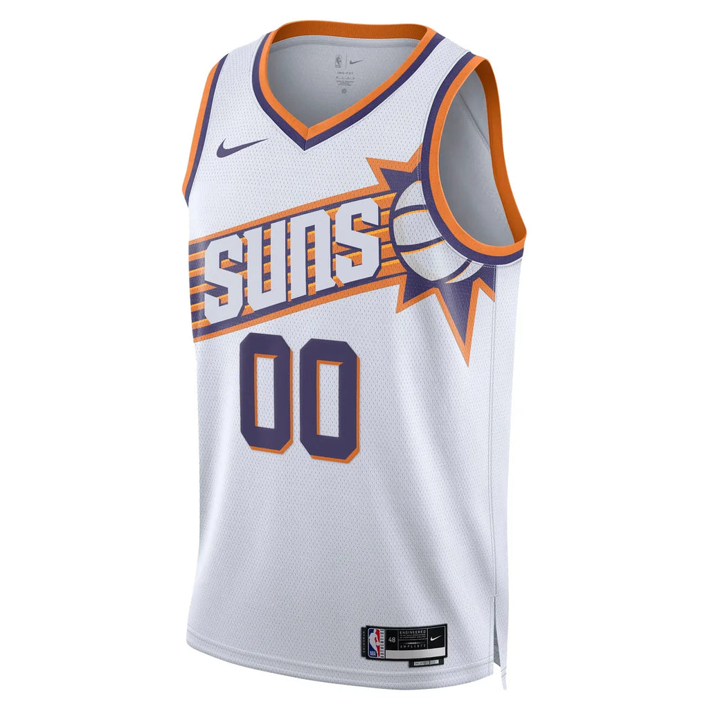 Nike Suns Custom White Jersey - Hình 2